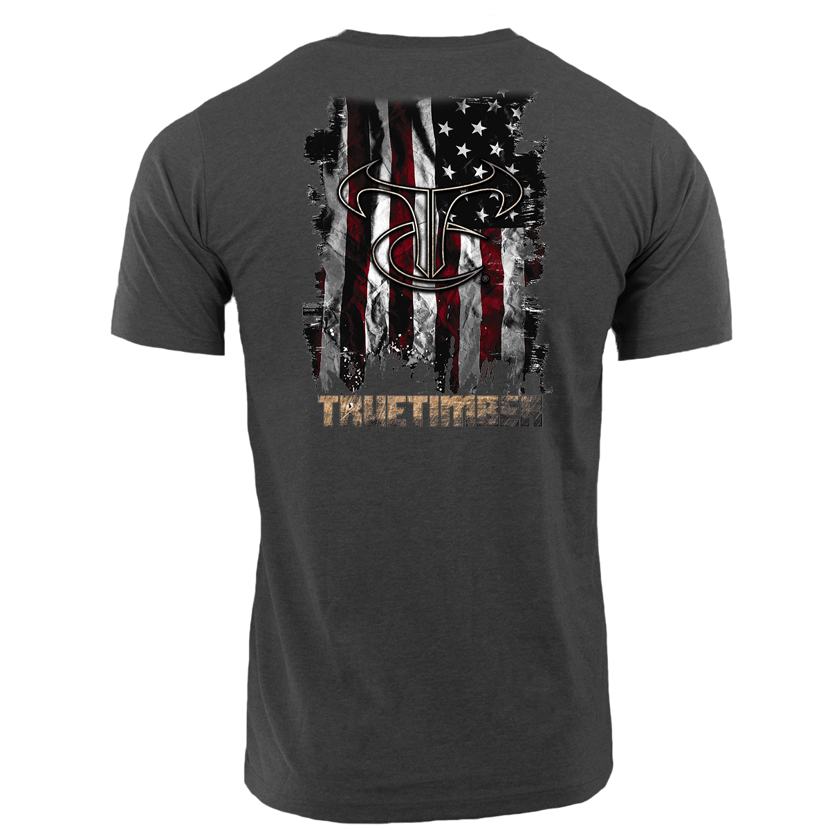 TrueTimber Distressed Flag SS Tee
