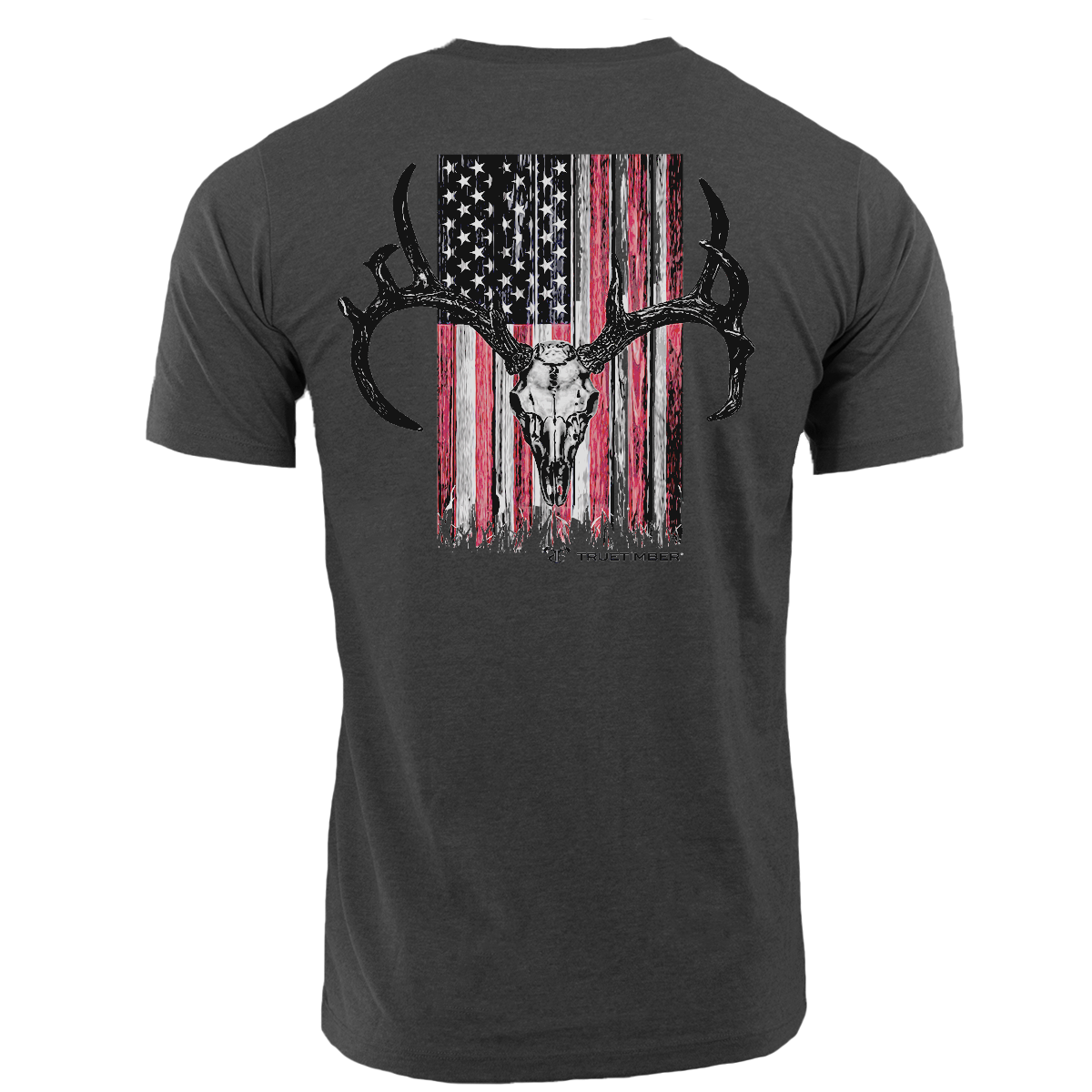TrueTimber Deer Skull Flag SS Tee