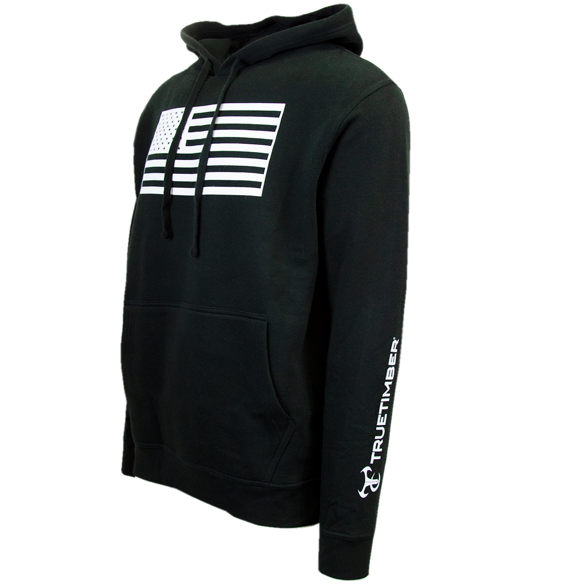 TrueTimber White Chest Flag Hoodie