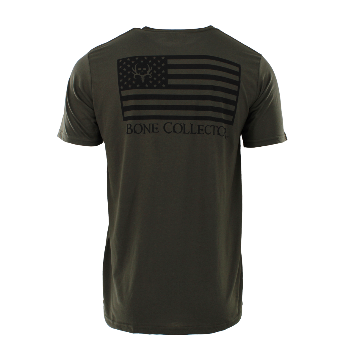 Bone Collector Short Sleeve Durasoft Flag Tee - Forest Night
