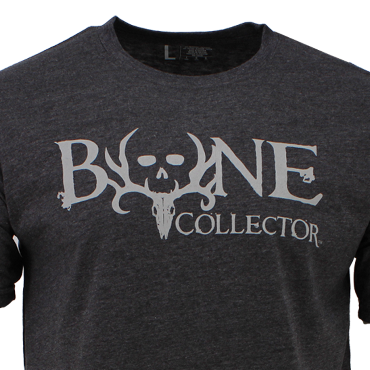 Bone Collector Short Sleeve Durasoft Tee - Charcoal Heather