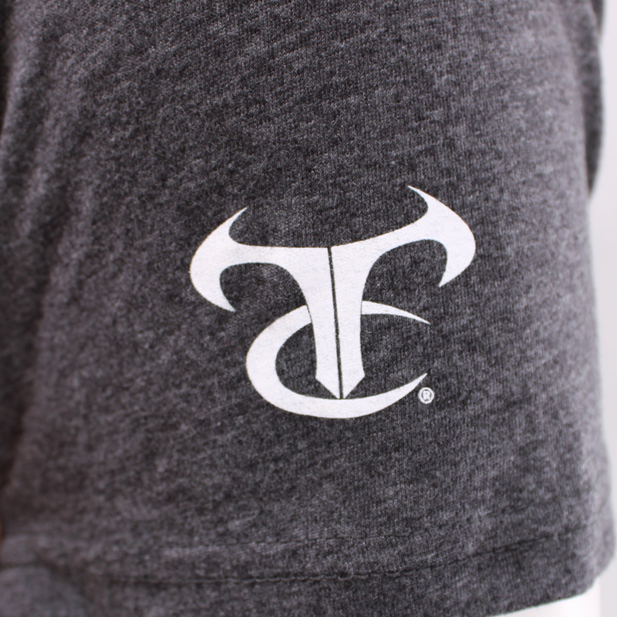 Bone Collector Short Sleeve Durasoft Tee with Chest Logo - Charcoal Heather