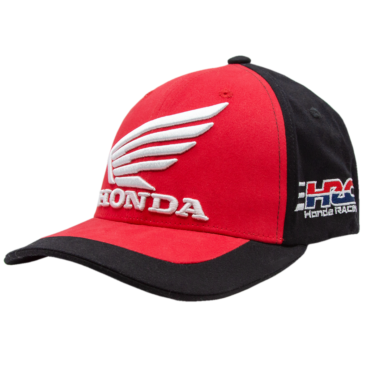 Honda HRC/Progressive TrueTimber Red and Black Stretch Fit Cap - White Logo