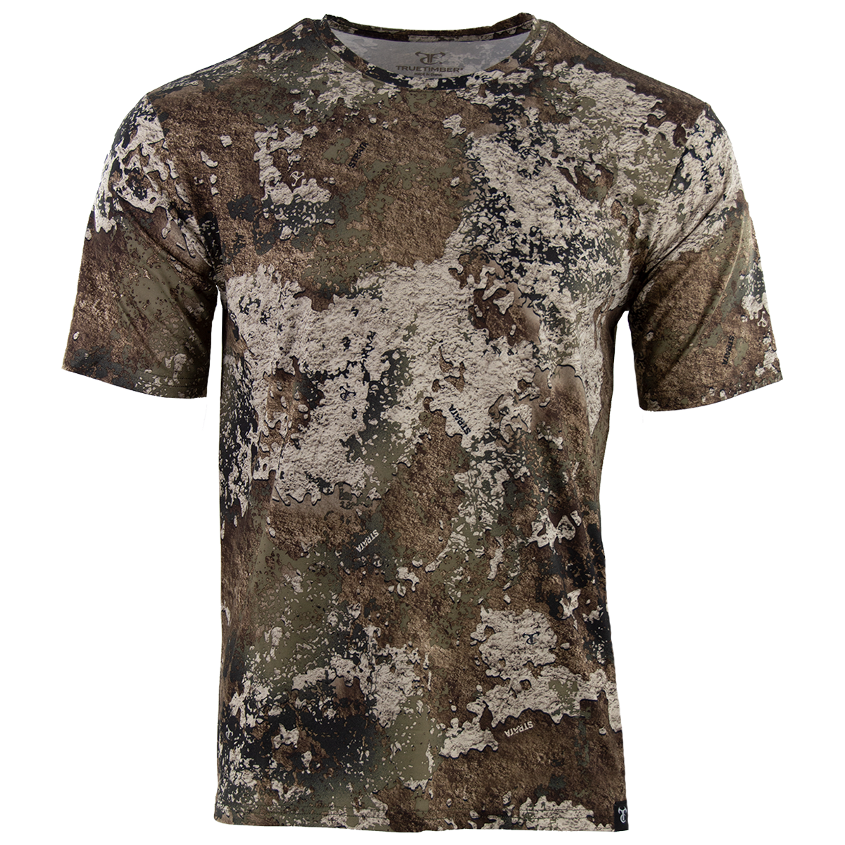 TrueTimber Performance Short Sleeve Tee without logo - Strata