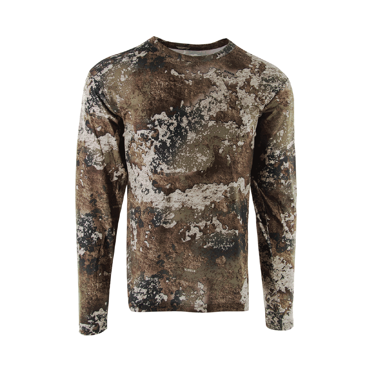 Youth Long Sleeve Performance Camo Tee - Strata