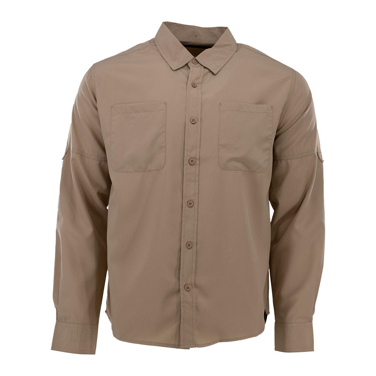 TrueTimber Back-Cast Long Sleeve Button Down Fishing Shirt