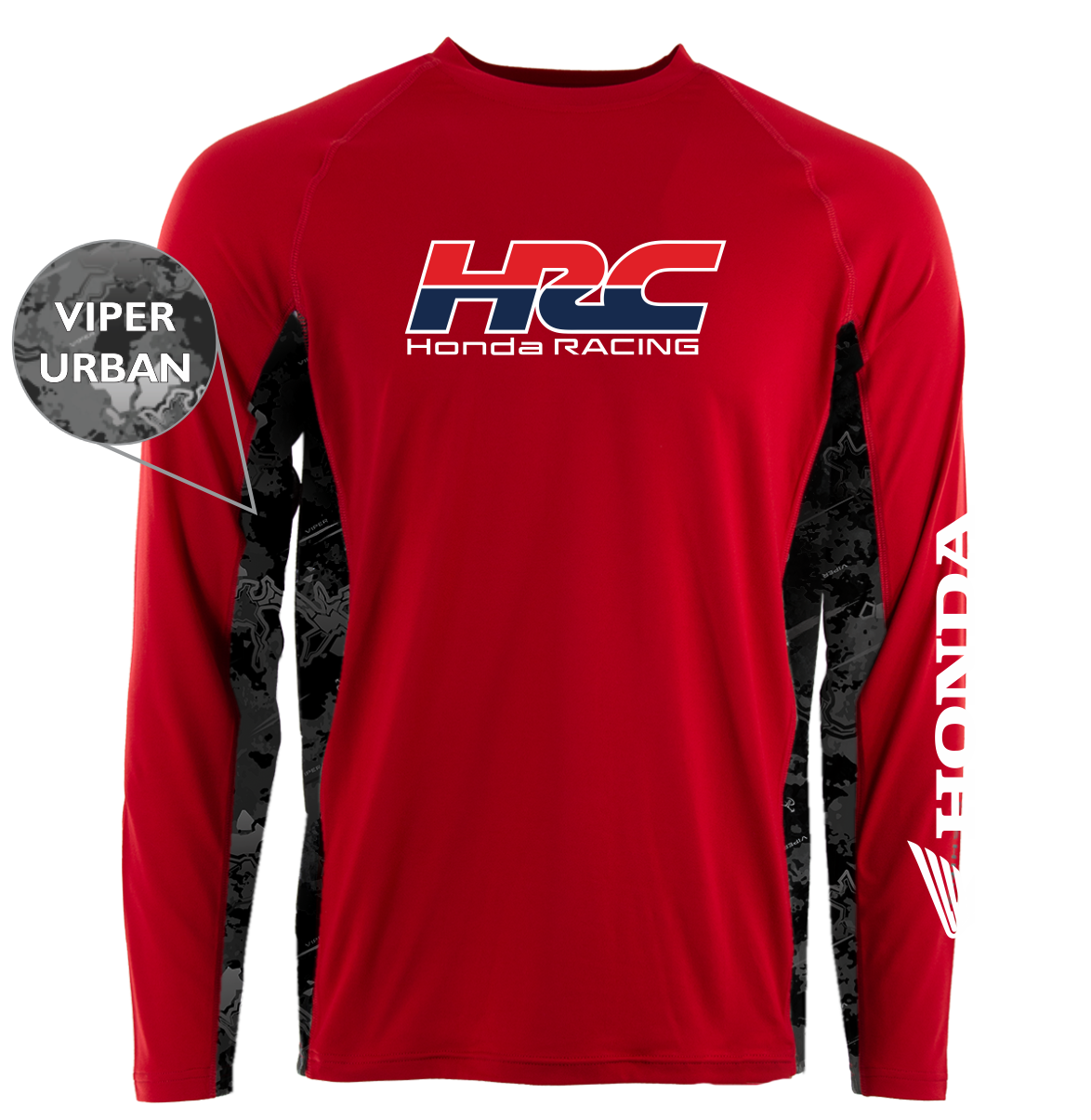 Honda HRC TrueTimber Long Sleeve RipWater T-Shirt