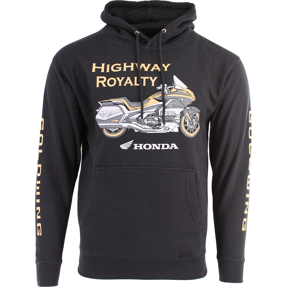 Honda Goldwing Hoodie w/Multicolor Logos