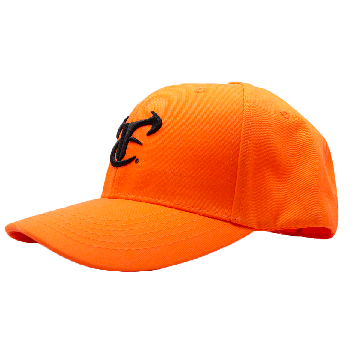 Classic Twill Cap - Solid Blaze with Logo