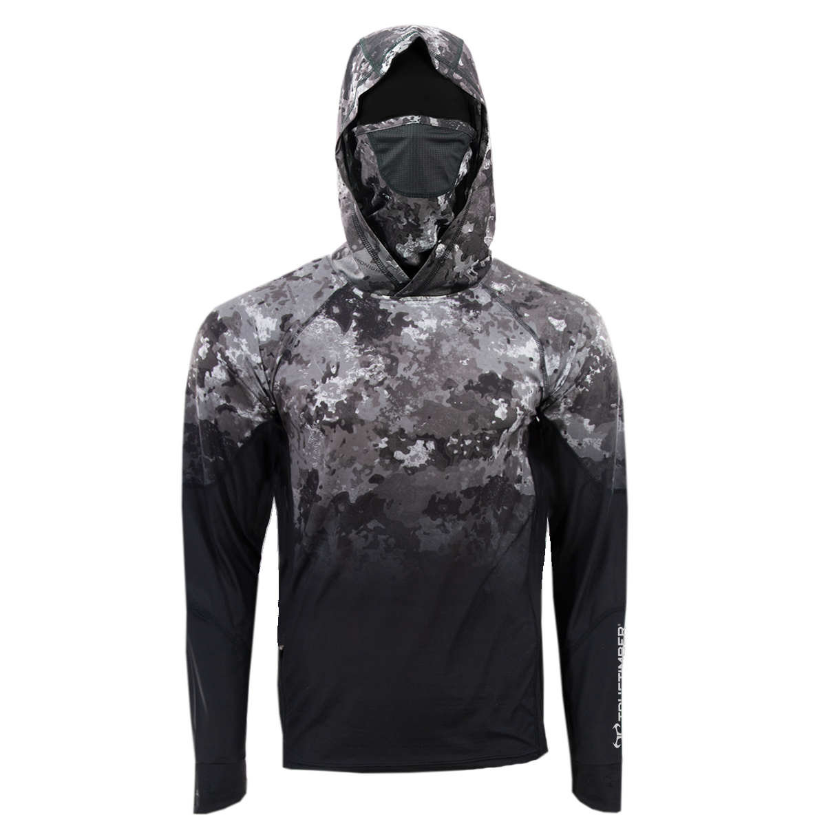 SightCast All in One Gradient Hoodie Midnight Camo Bristol Black