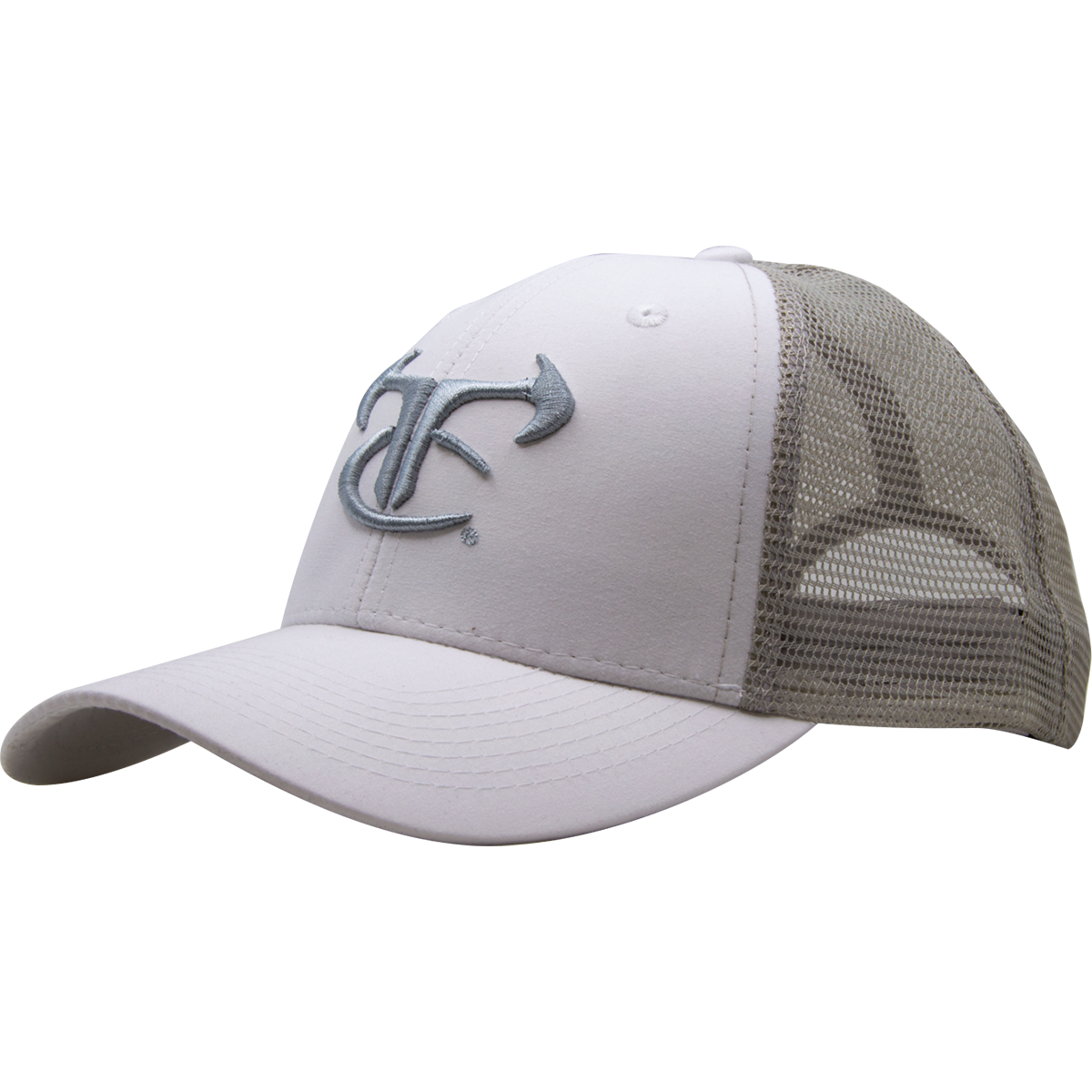 White/Vapor Gray Logo Cap