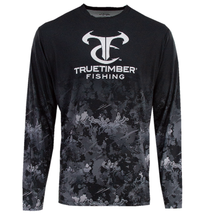 Fishing Sublimation Shirt - Black/Viper Urban