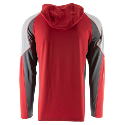 ShellDrop Hoodie - Red Hot/Cool Gray/Vapor Gray