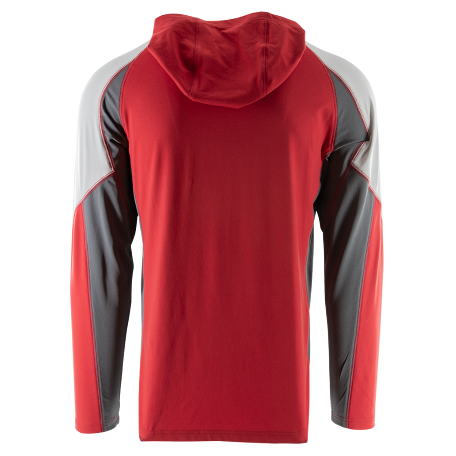 ShellDrop Hoodie - Red Hot/Cool Gray/Vapor Gray