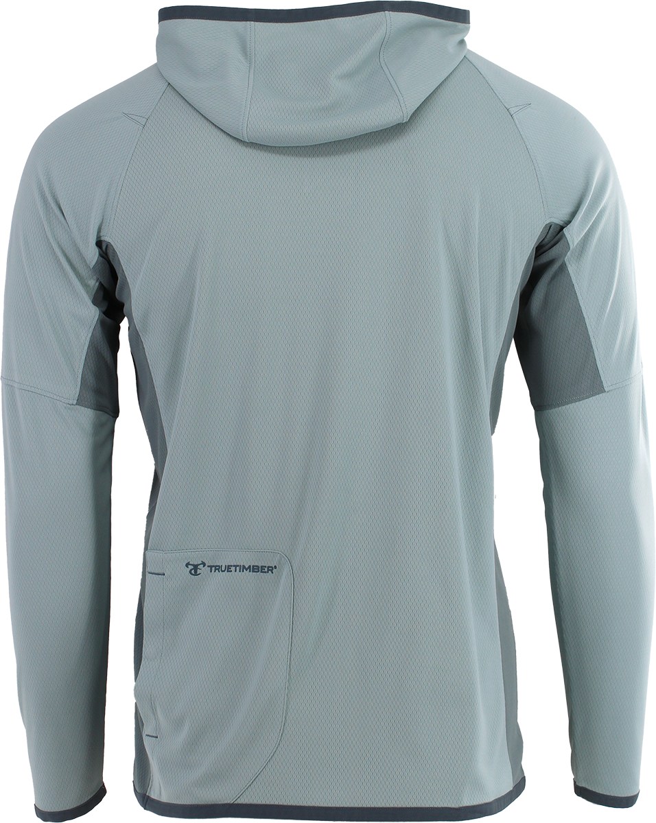 TrueTimber Tippet Henley Hoodie - Gray Mist