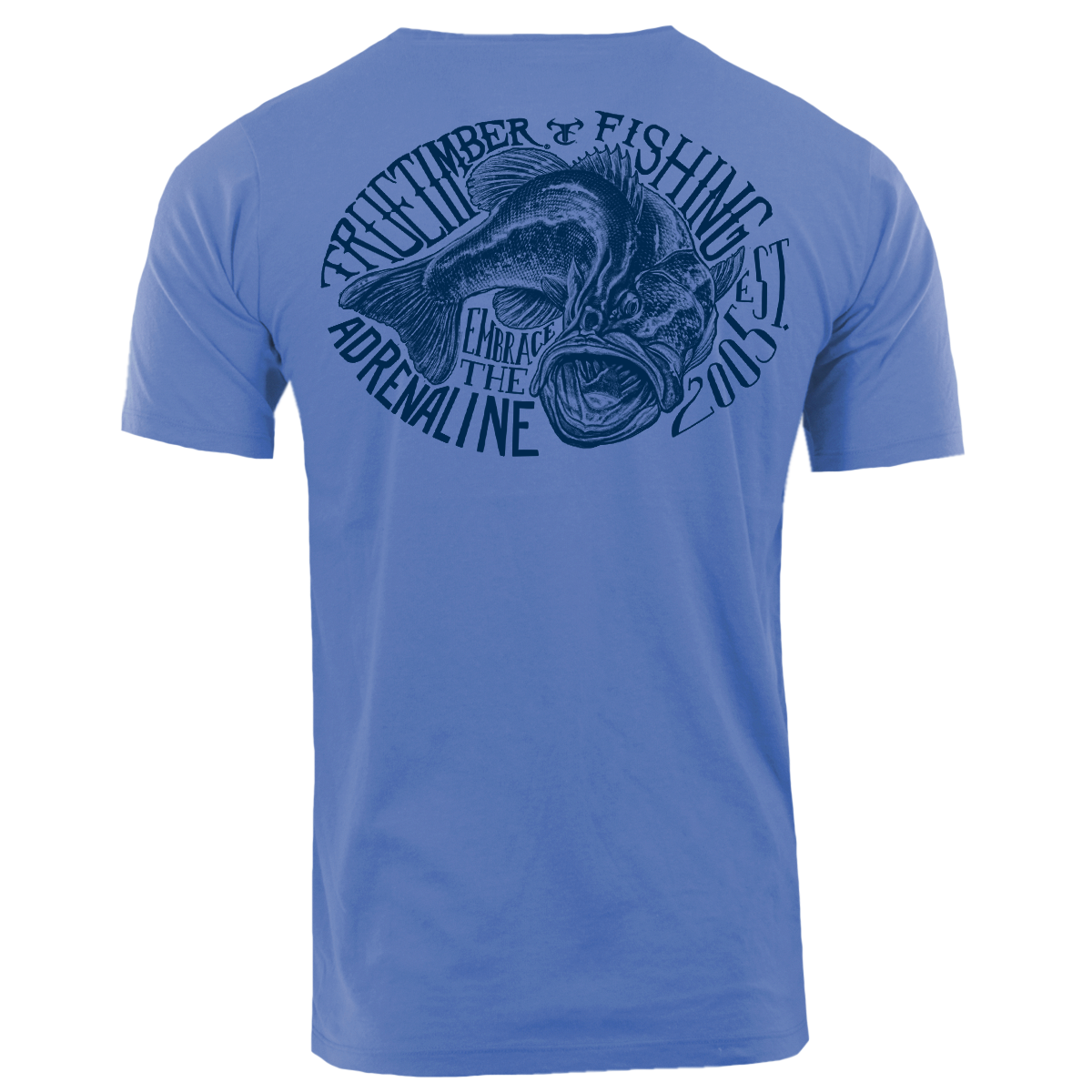 Marina Blue Fishing Tee