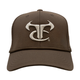 6 Panel Mesh Laser Cut Rope Cap - Brown