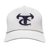 6 Panel Mesh Laser Cut Rope Cap - Light Gray