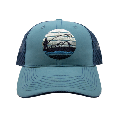 Gradient Fishing Patch Cap