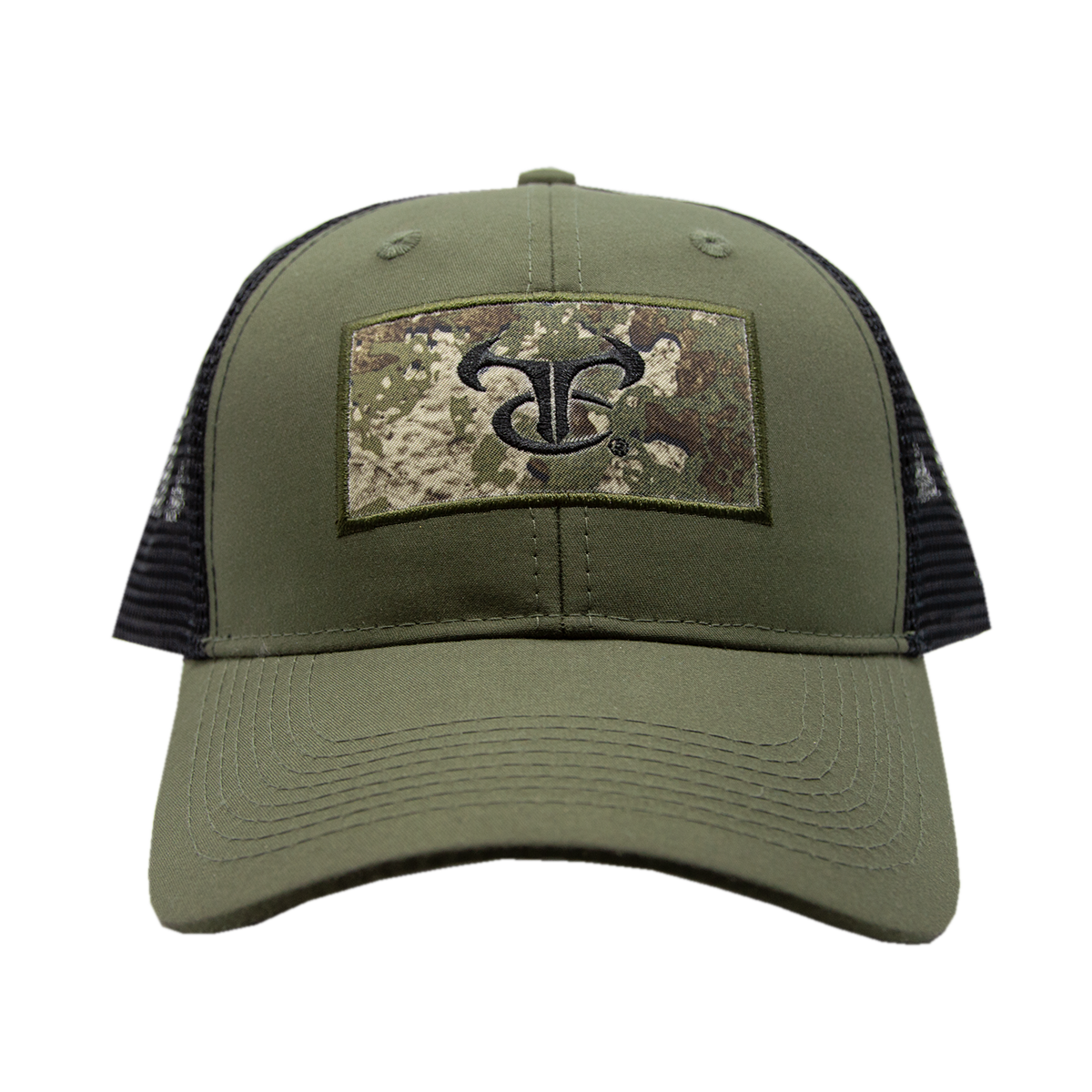 Strata Patch Cap - Olive/Black