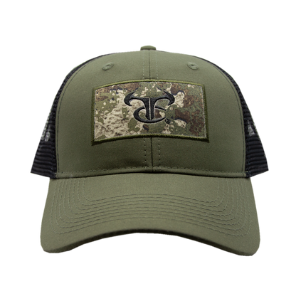 Strata Patch Cap - Olive/Black