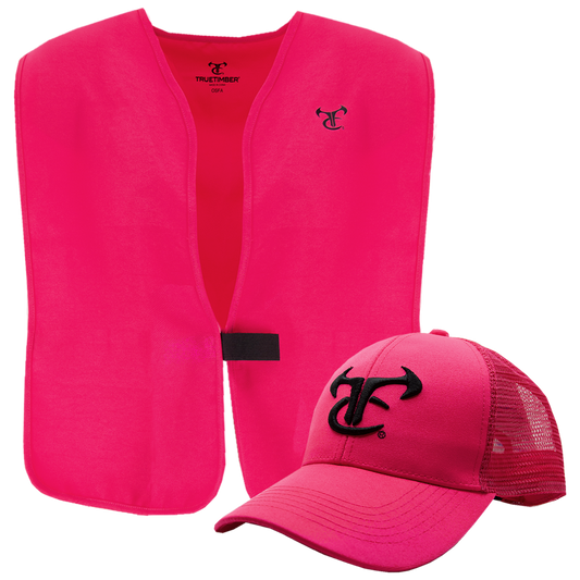 Blaze Pink Vest/Hat Set