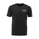 Bone Collector Short Sleeve Durasoft Tee with Chest Logo - Charcoal Heather