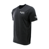 Bone Collector Short Sleeve Durasoft Tee with Chest Logo - Charcoal Heather