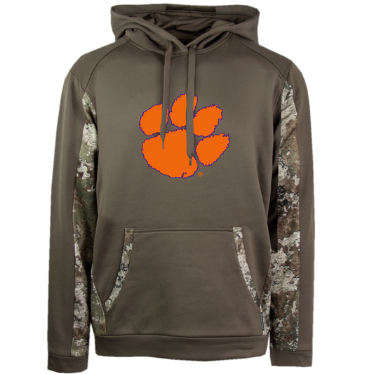 Clemson Performance Hoodie - Canteen/Strata