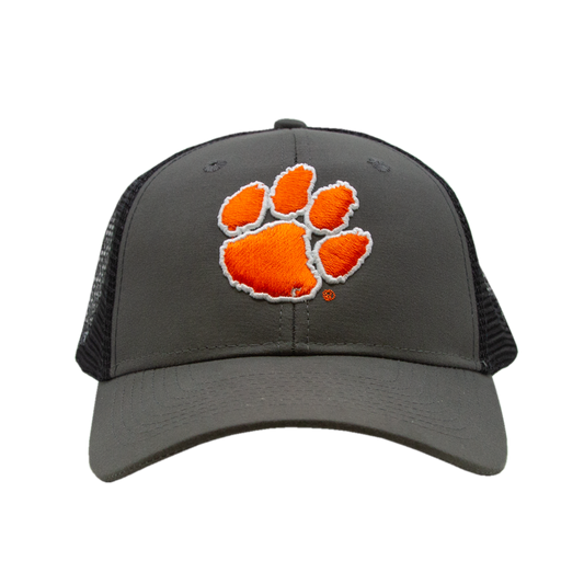 Clemson Mesh Back Cap - Charcoal/Black