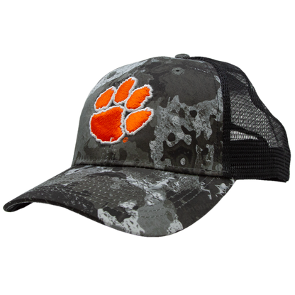 Clemson Mesh Back Cap - Midnight Camo/Black