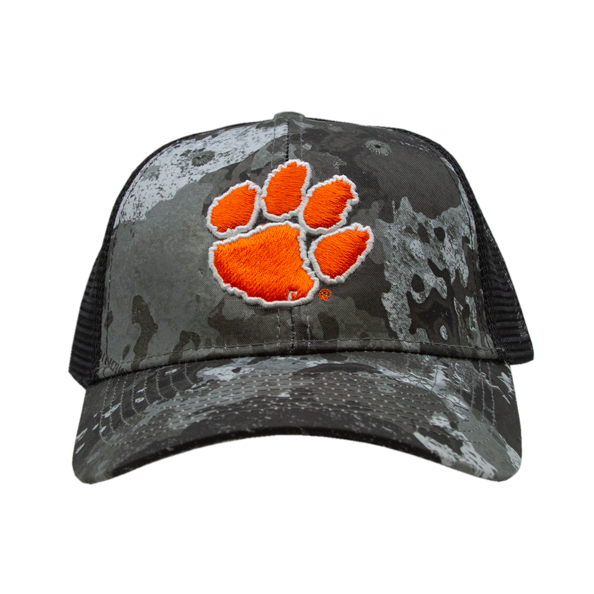 Clemson Mesh Back Cap - Midnight Camo/Black