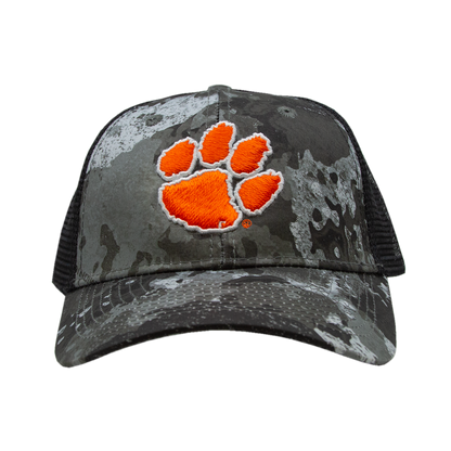 Clemson Mesh Back Cap - Midnight Camo/Black