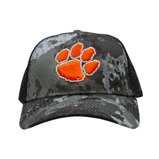 Clemson Mesh Back Cap - Midnight Camo/Black