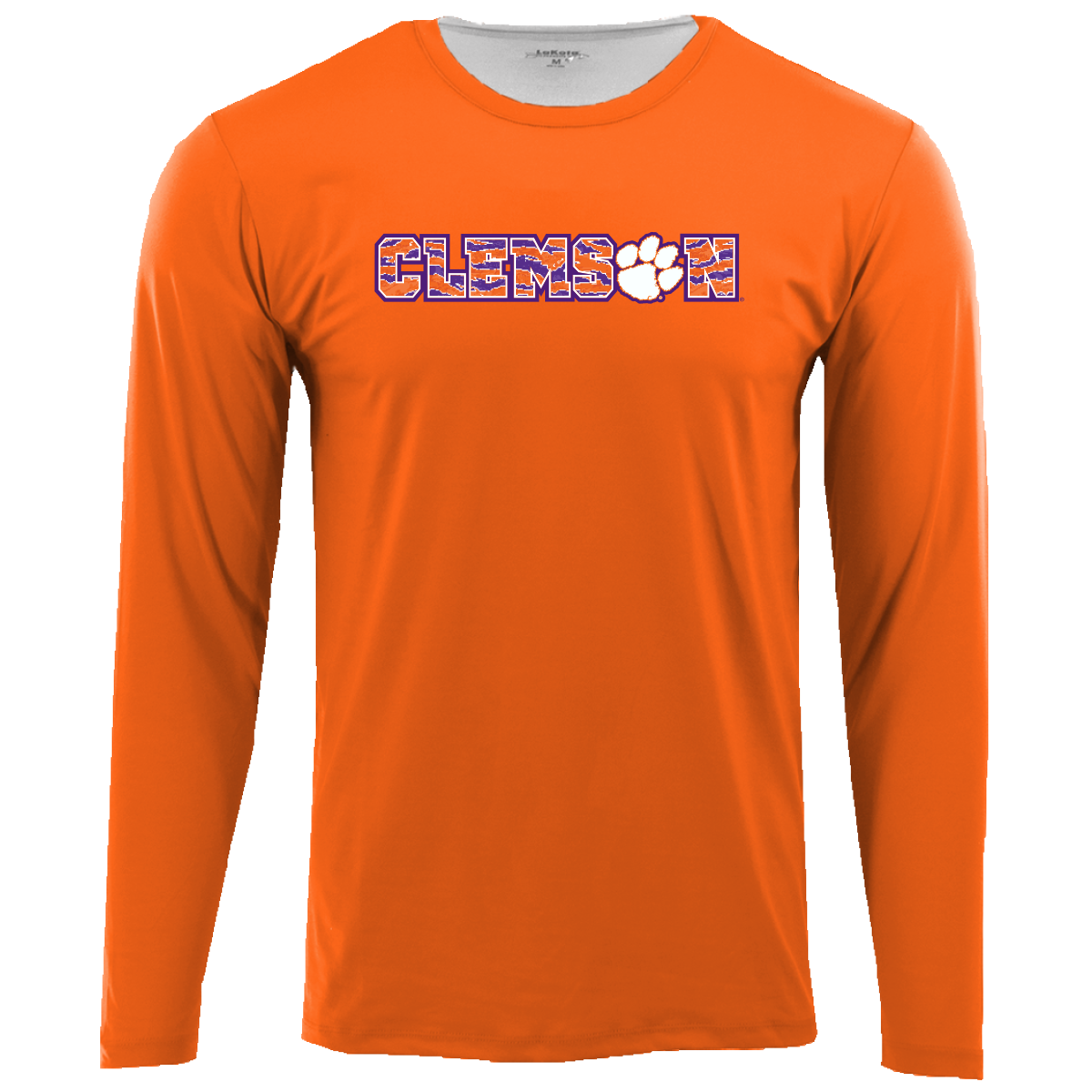 Clemson Youth Long Sleeve Performance Tee - Orange