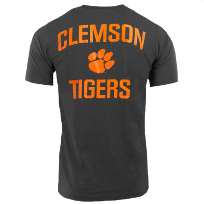 Clemson SS Tee - Charcoal Heather