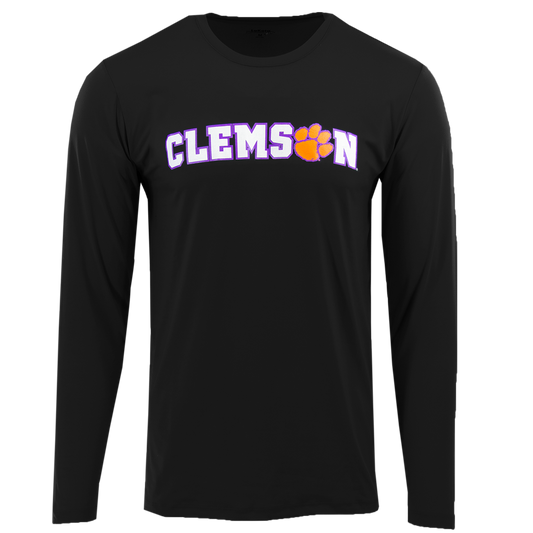 Clemson LS Performance Shirt - Black