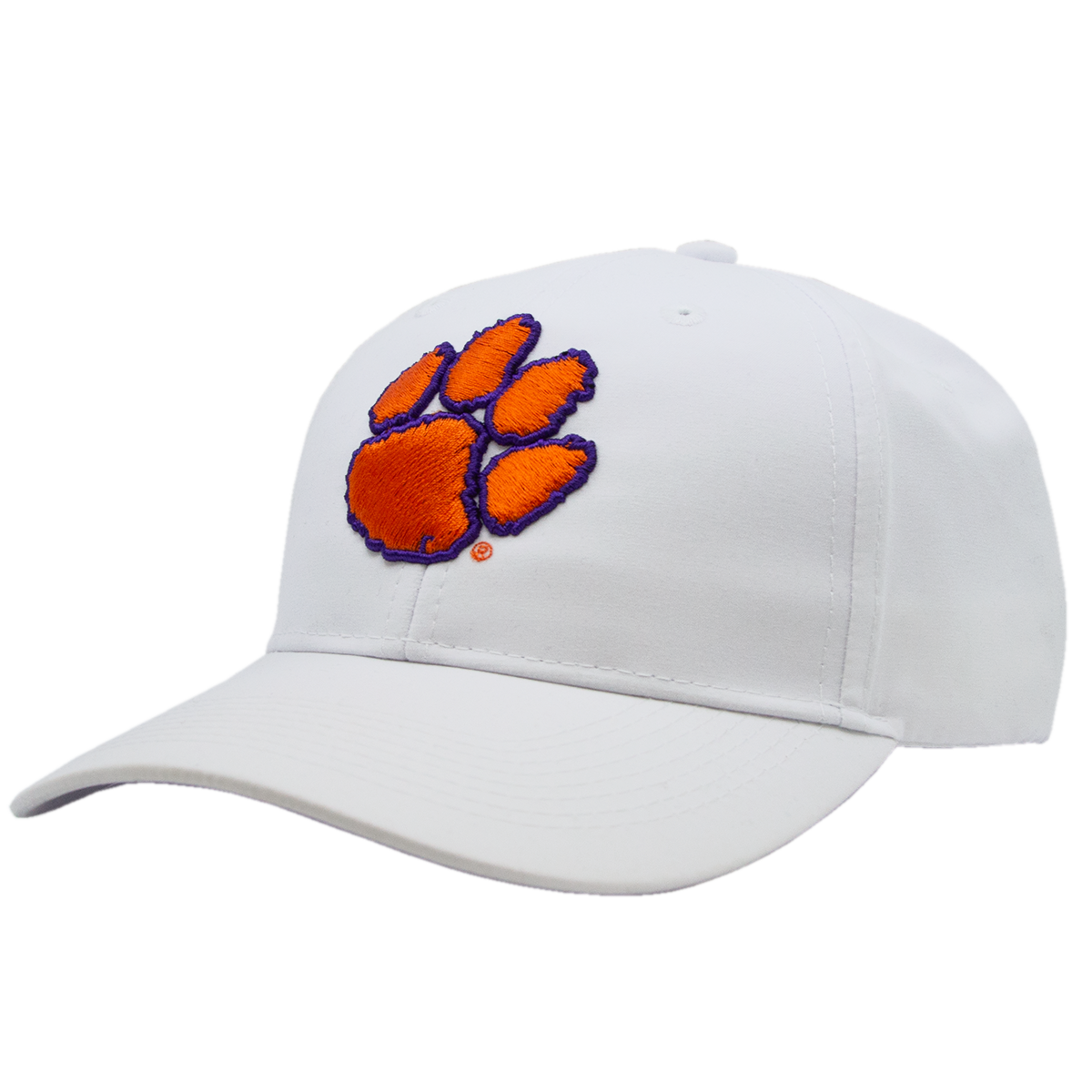 Clemson Performance Cap - Bright White