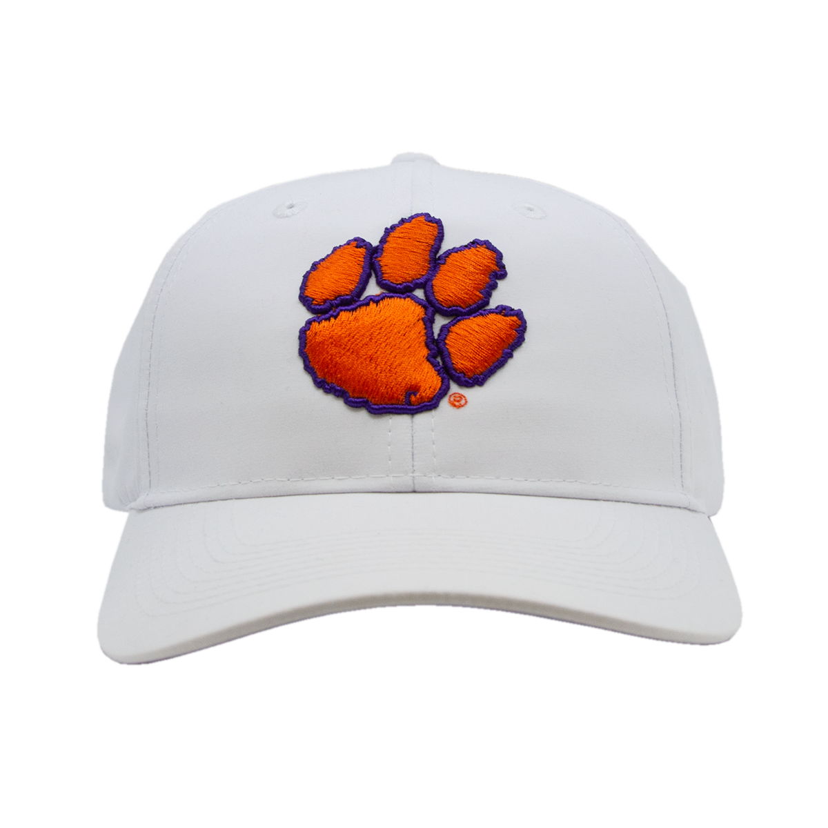 Clemson Performance Cap - Bright White