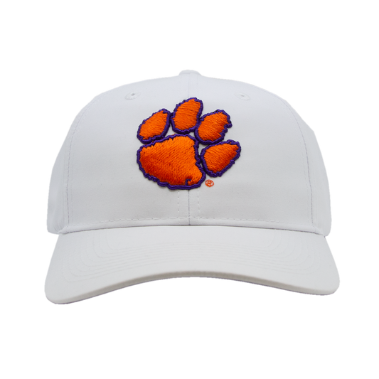 Clemson Performance Cap - Bright White