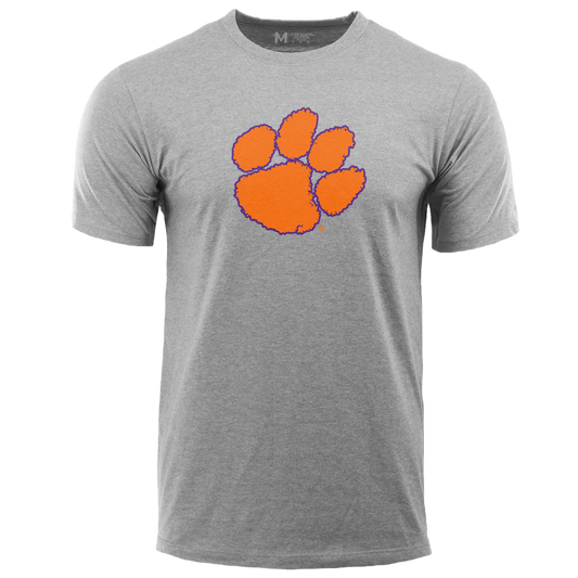 Clemson SS Tee - Heather Gray