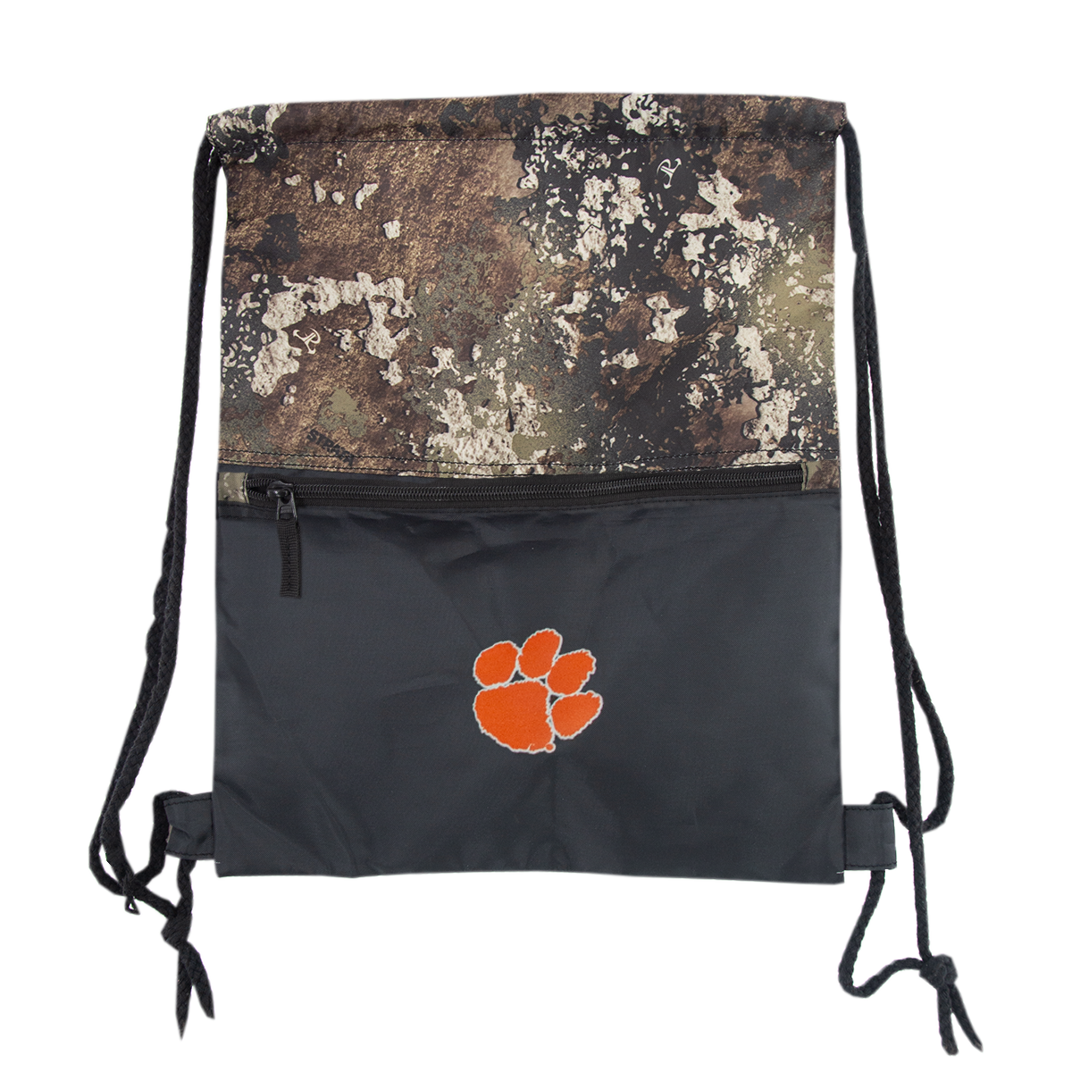 Clemson Drawstring Bag - Strata/Black