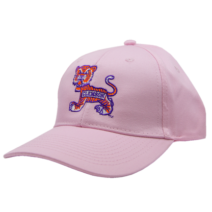 Clemson Classic Twill Cap - Light Pink