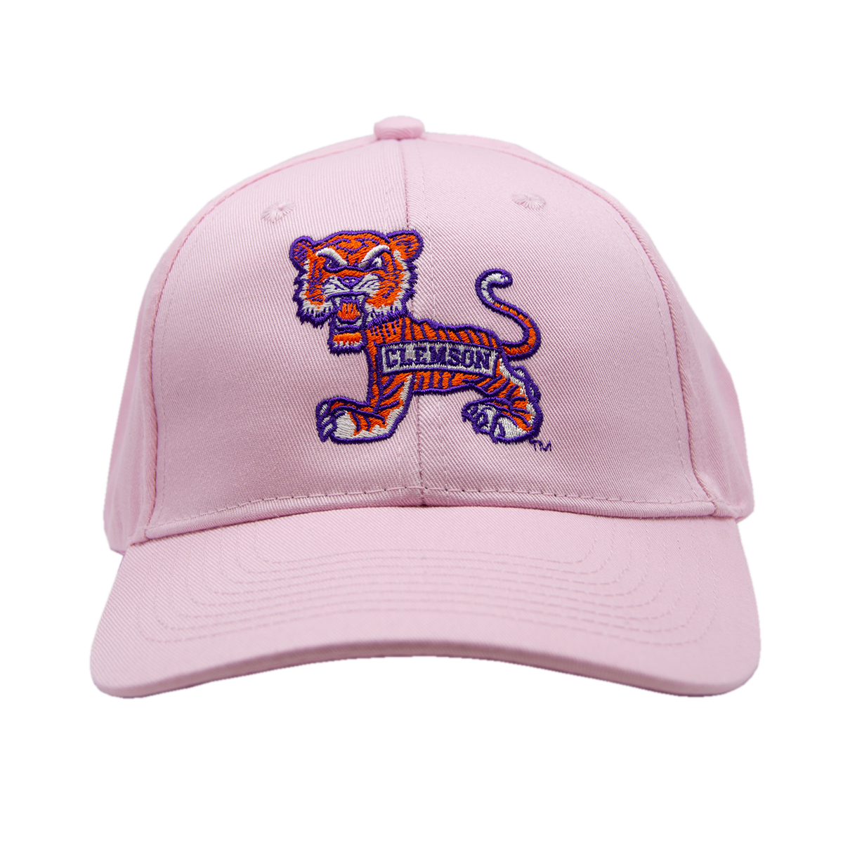 Clemson Classic Twill Cap - Light Pink