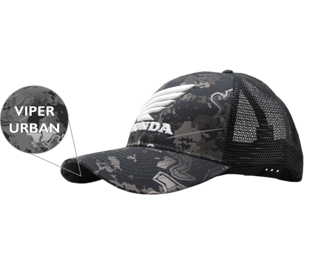 Honda TrueTimber Viper Urban Mesh Back Cap - White Logo