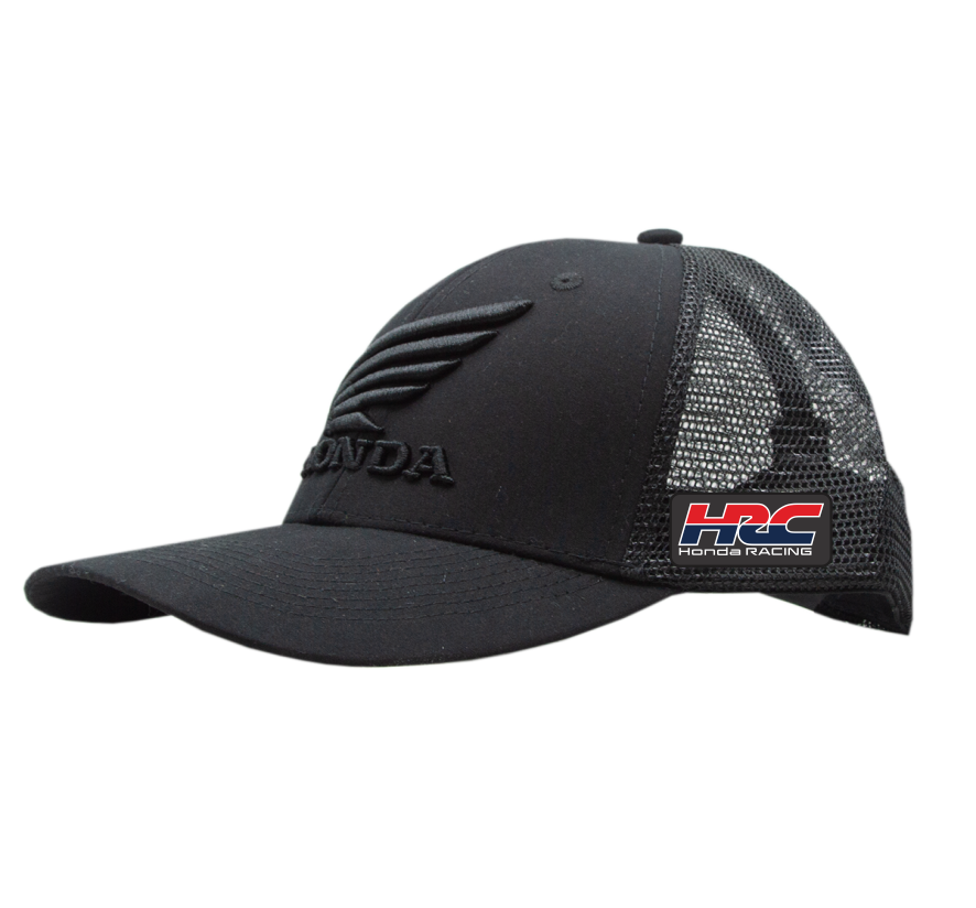 Honda HRC TrueTimber Black Mesh Back Cap - Black Logo