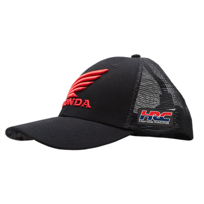 Honda HRC TrueTimber Black Mesh Back Cap - Red Logo