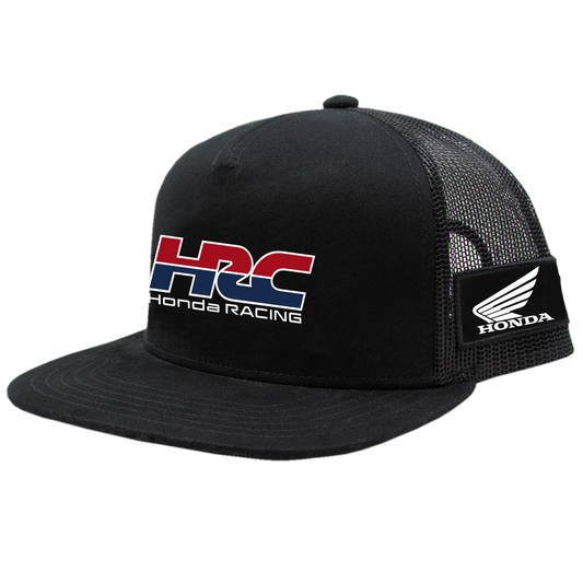 Honda HRC TrueTimberBlack Flat Bill Mesh Back Cap