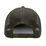 Honda Atera Camo/Canteen Green Mesh Back Cap with Leather Honda Logo Patch