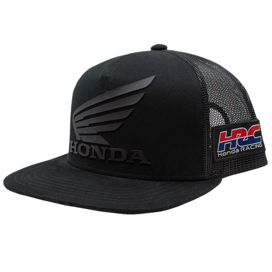 Honda HRC TrueTimber Black Flat Bill Mesh Back Cap